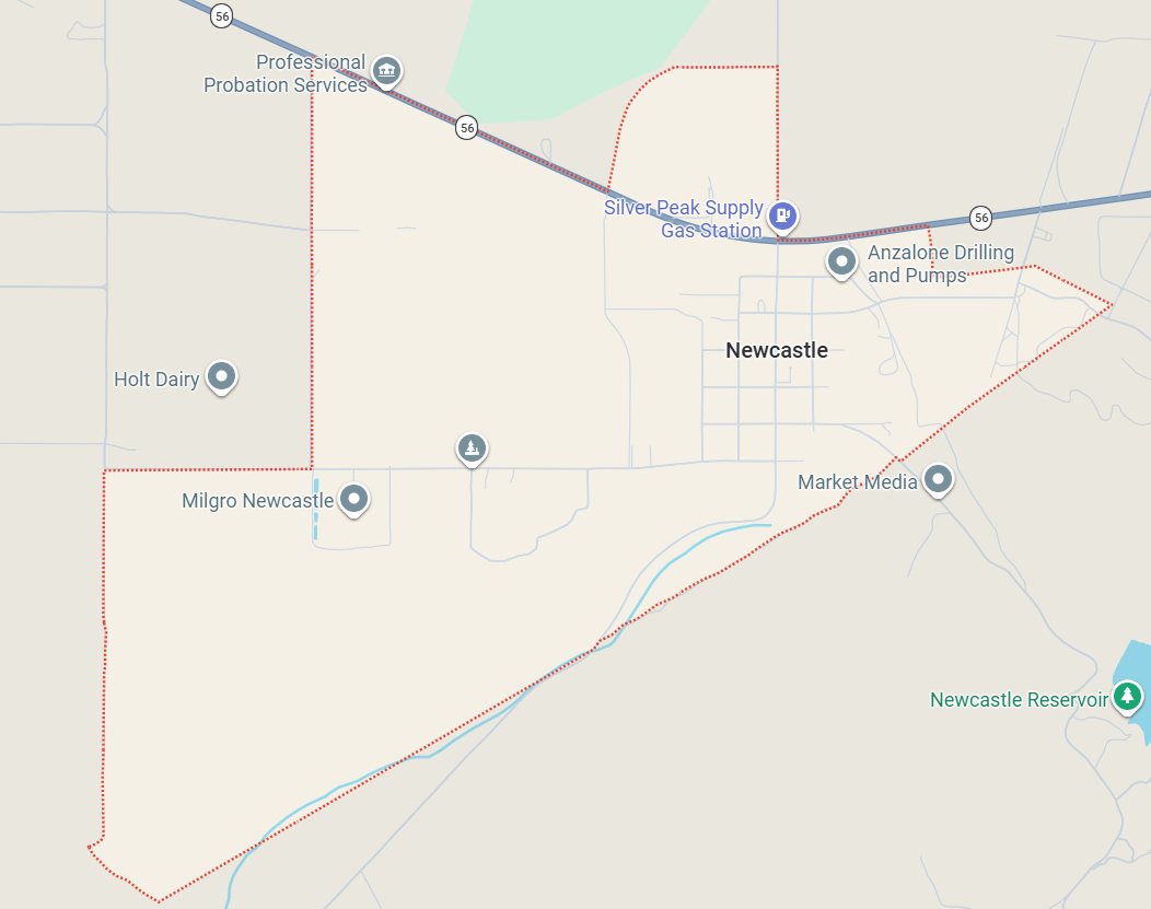 Newcastle Southern Utah service area